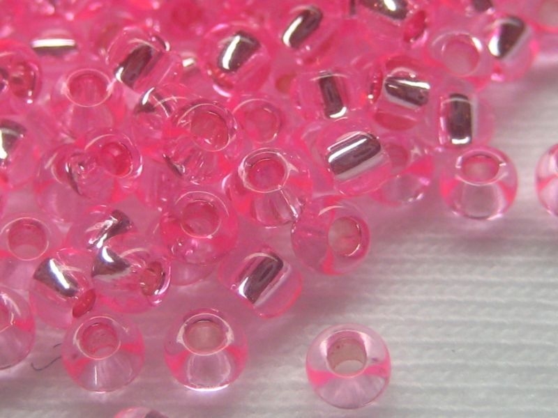 11/0 Rocailles TOHO Silver Lined Pink 10g