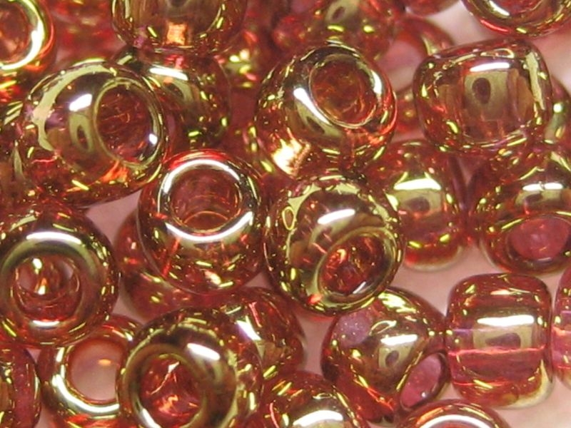 11/0 10g TOHO Rocailles Gold Luster Pink