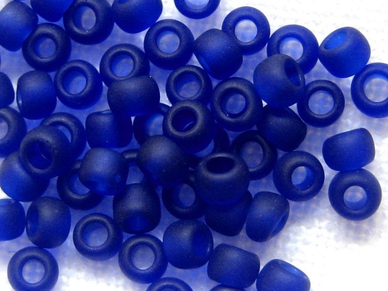 11/0 10g TOHO Rocailles Frosted Cobalt