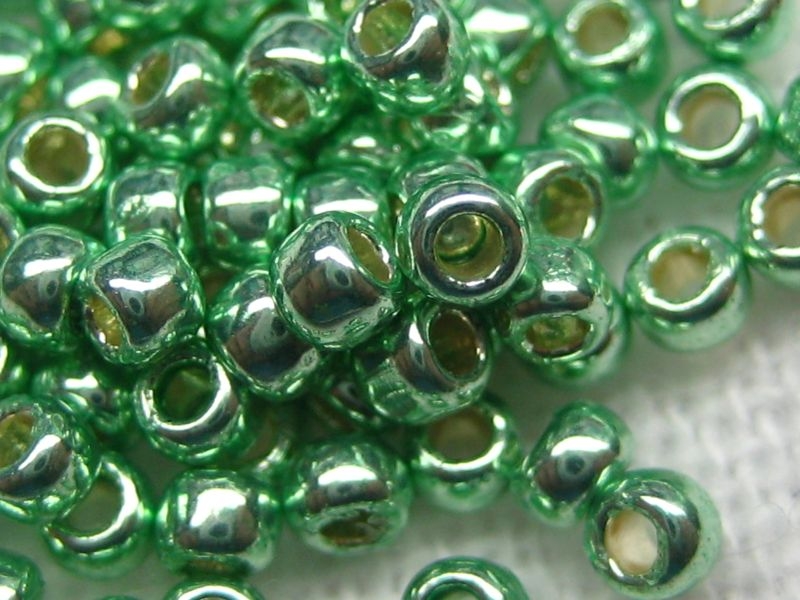 11/0 Rocailles TOHO PF Galvanized Mint Green 10g