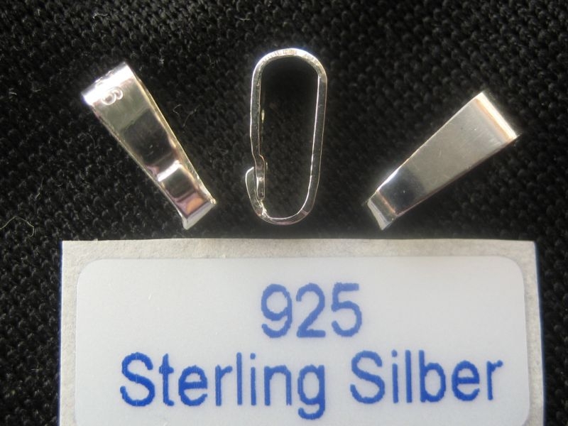 1 St Schlaufe 925 Silber 8,5 mm